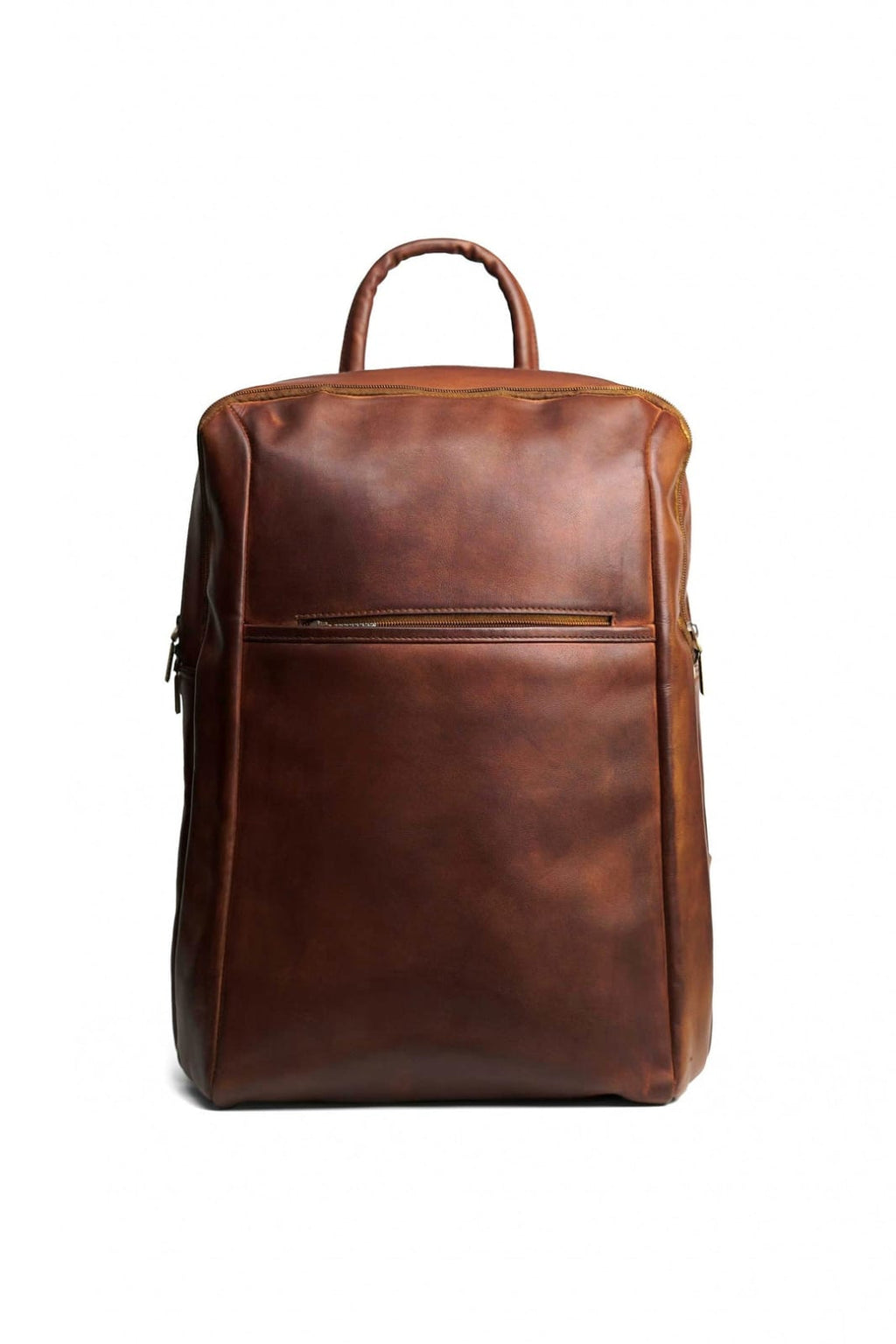 Brown Leather Backpack