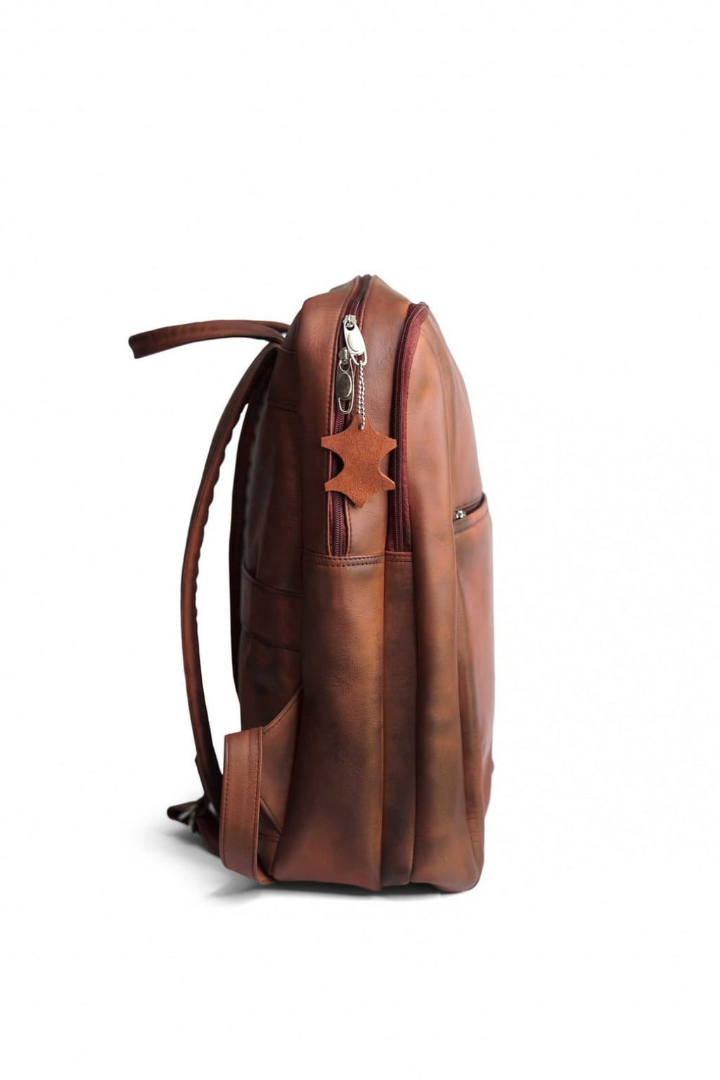 Brown Leather Backpack