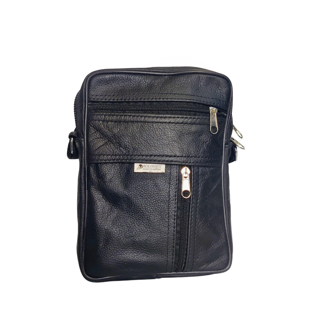 Black Leather Crossbody Bag