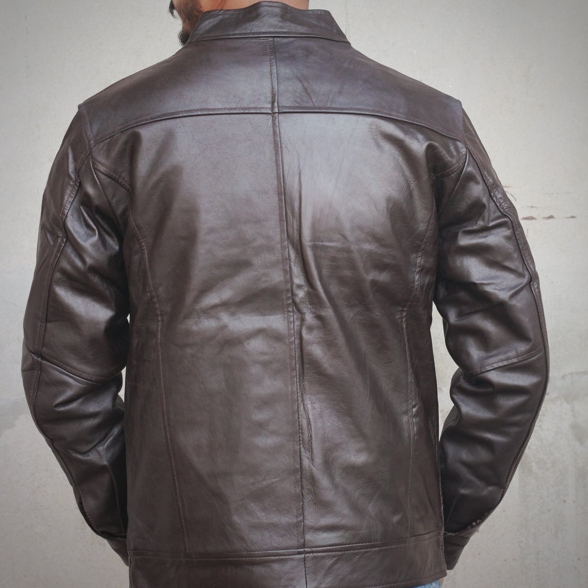 Leather Jacket - Chocolate