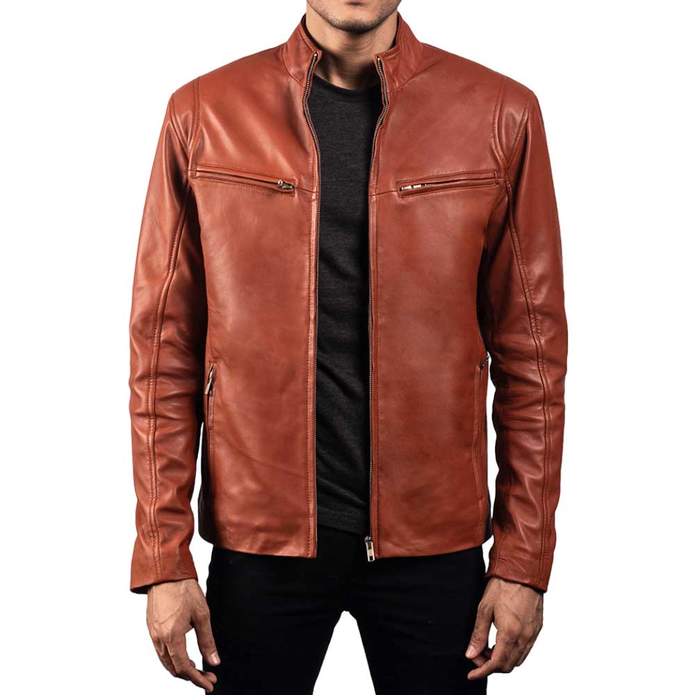Ionic Black Leather Jacket