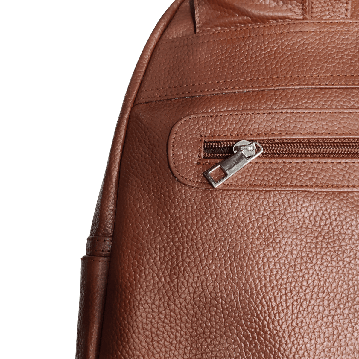 Mens Leather Backpack - brown