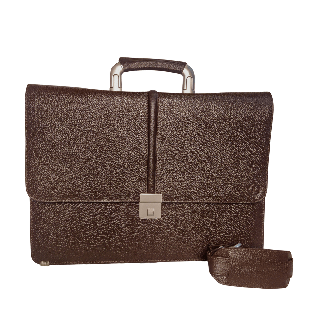 Leather Laptop Bags for Men - chocolate
