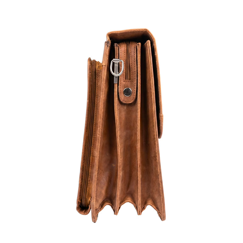 Crazy Horse Leather Laptop Bag