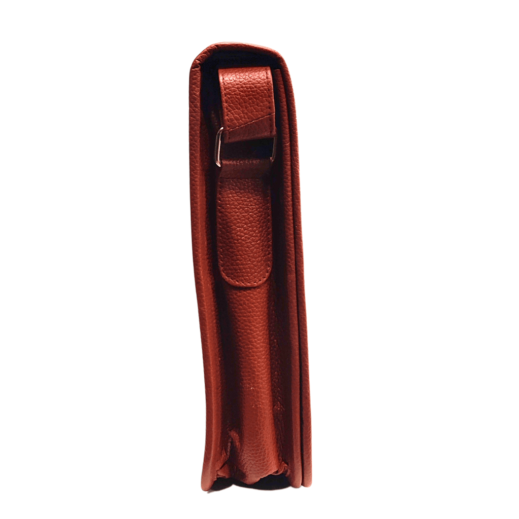 Leather Laptop Bag - tan