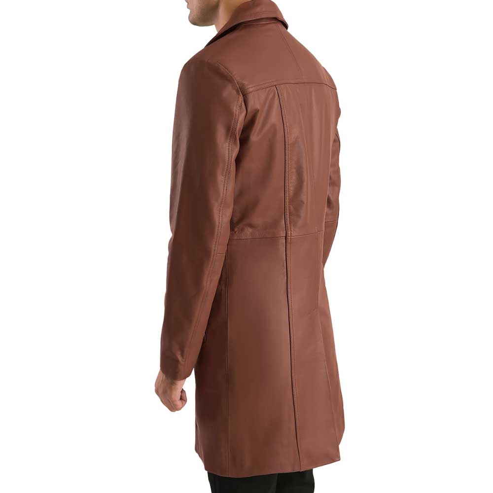Long Leather Coat