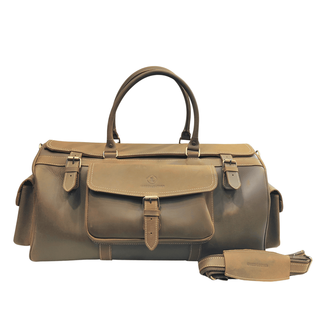 Large Duffle Bag - light-brown