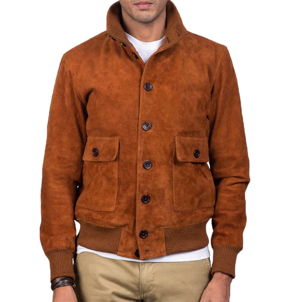 Suede Jacket Mens