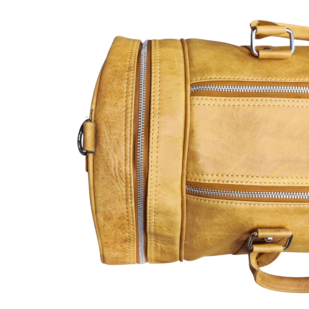 Canvas Duffle Bag - camel