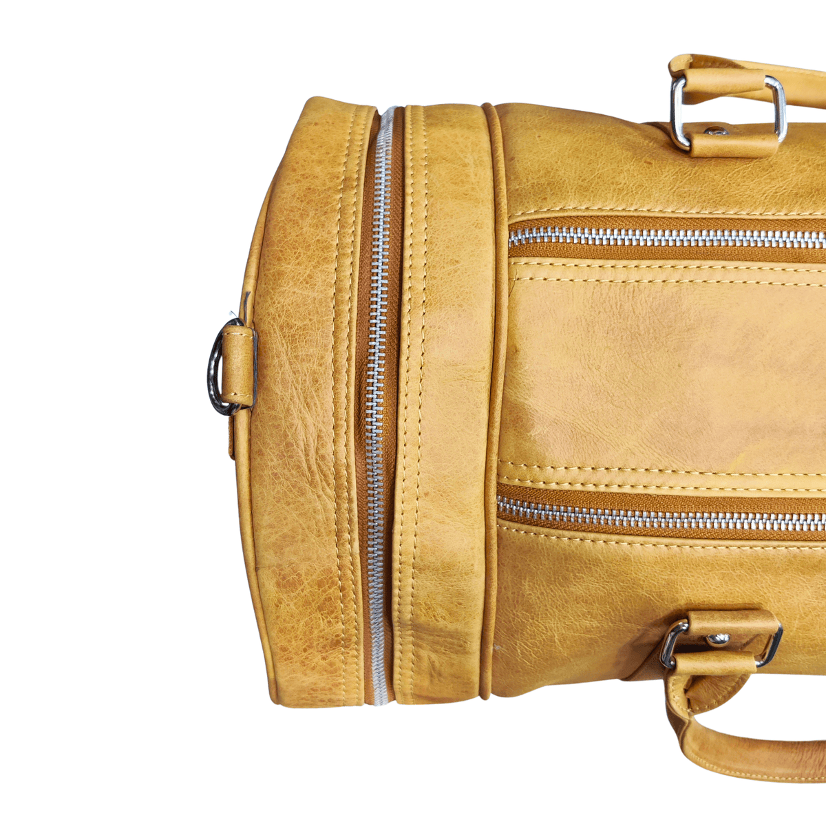 Canvas Duffle Bag - camel