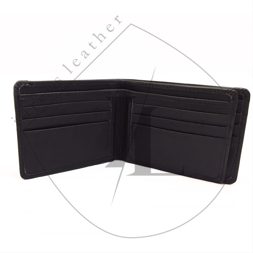 2in1 Leather Wallet - black