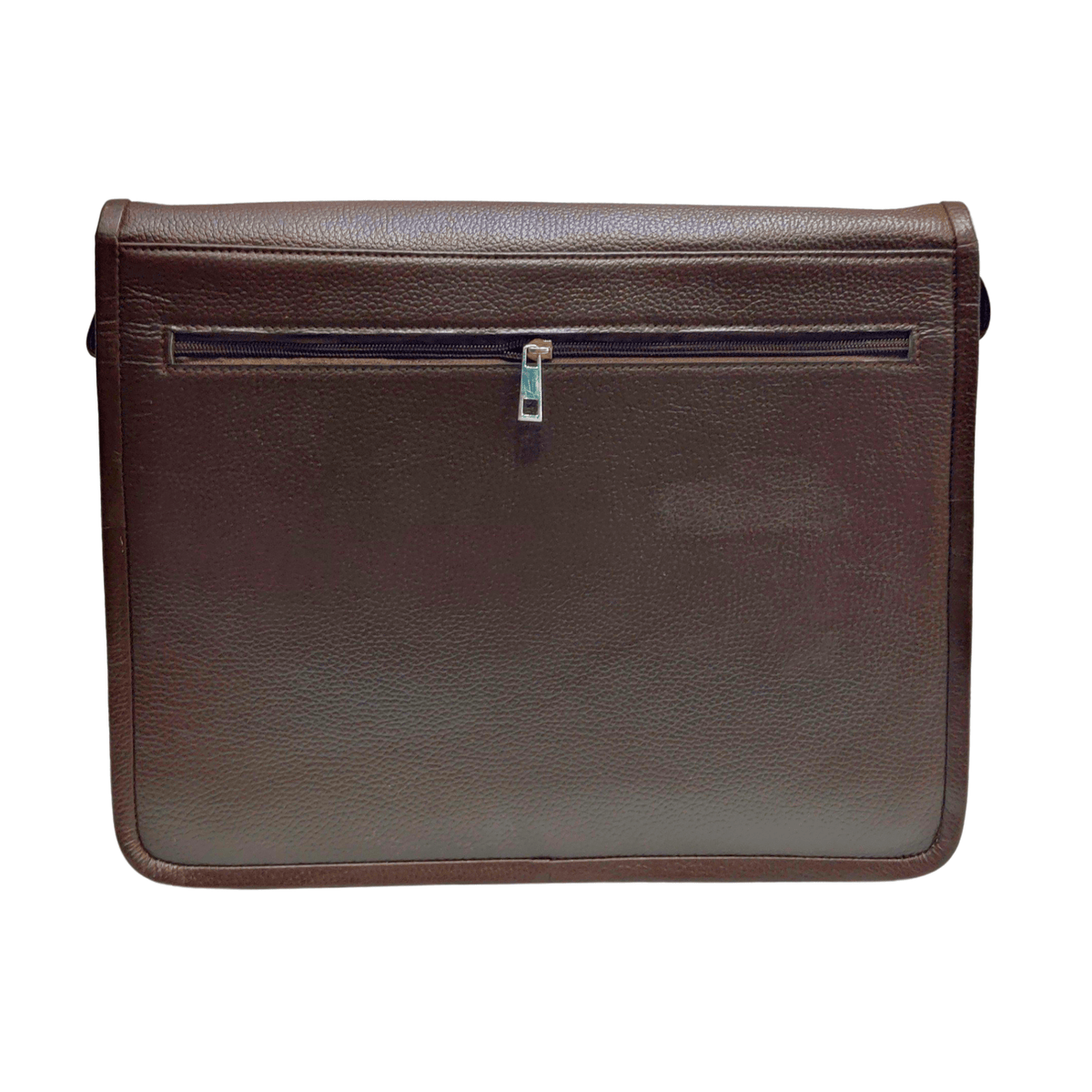 Leather Laptop Bag - Chocolate