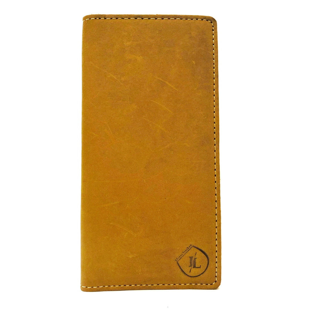 Long Leather Wallet - camel