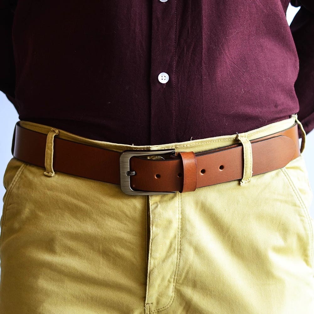 Light Brown Mens Belts