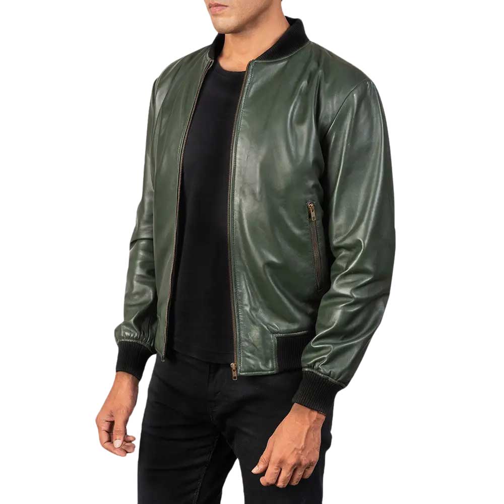 Suede Bomber Jacket