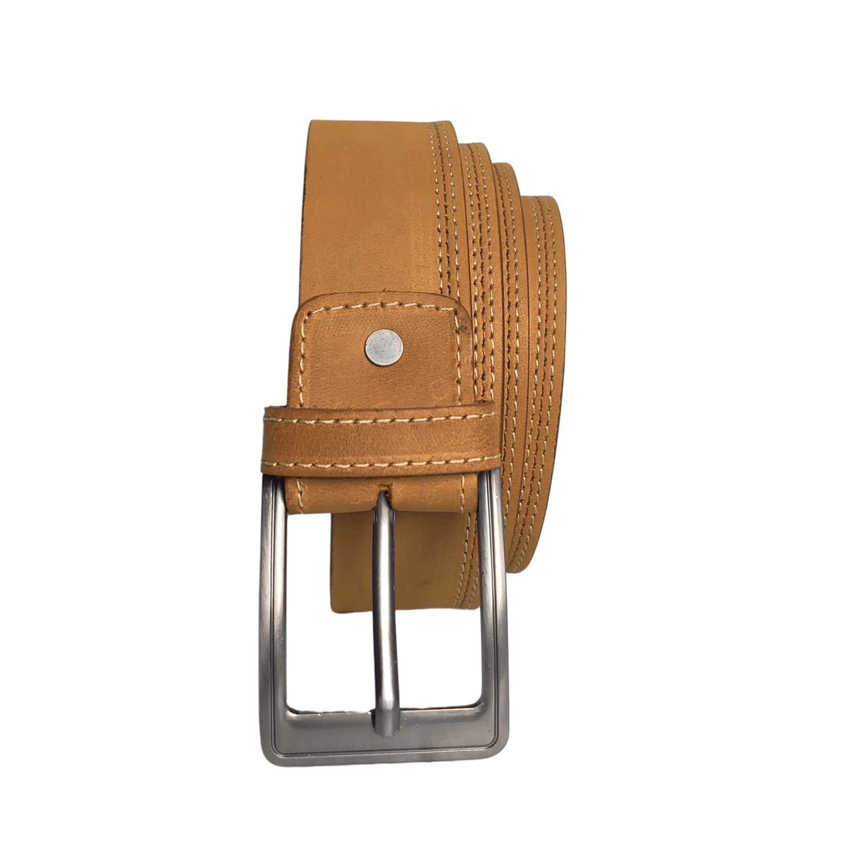 Mens Brown Belt - camel