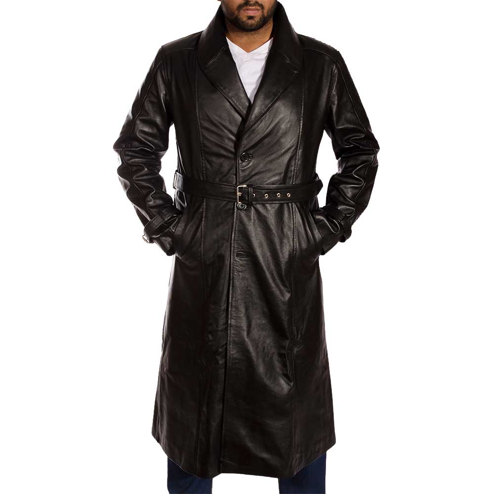 Leather Trench Coat​