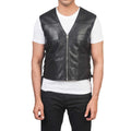 Mens Leather Vest