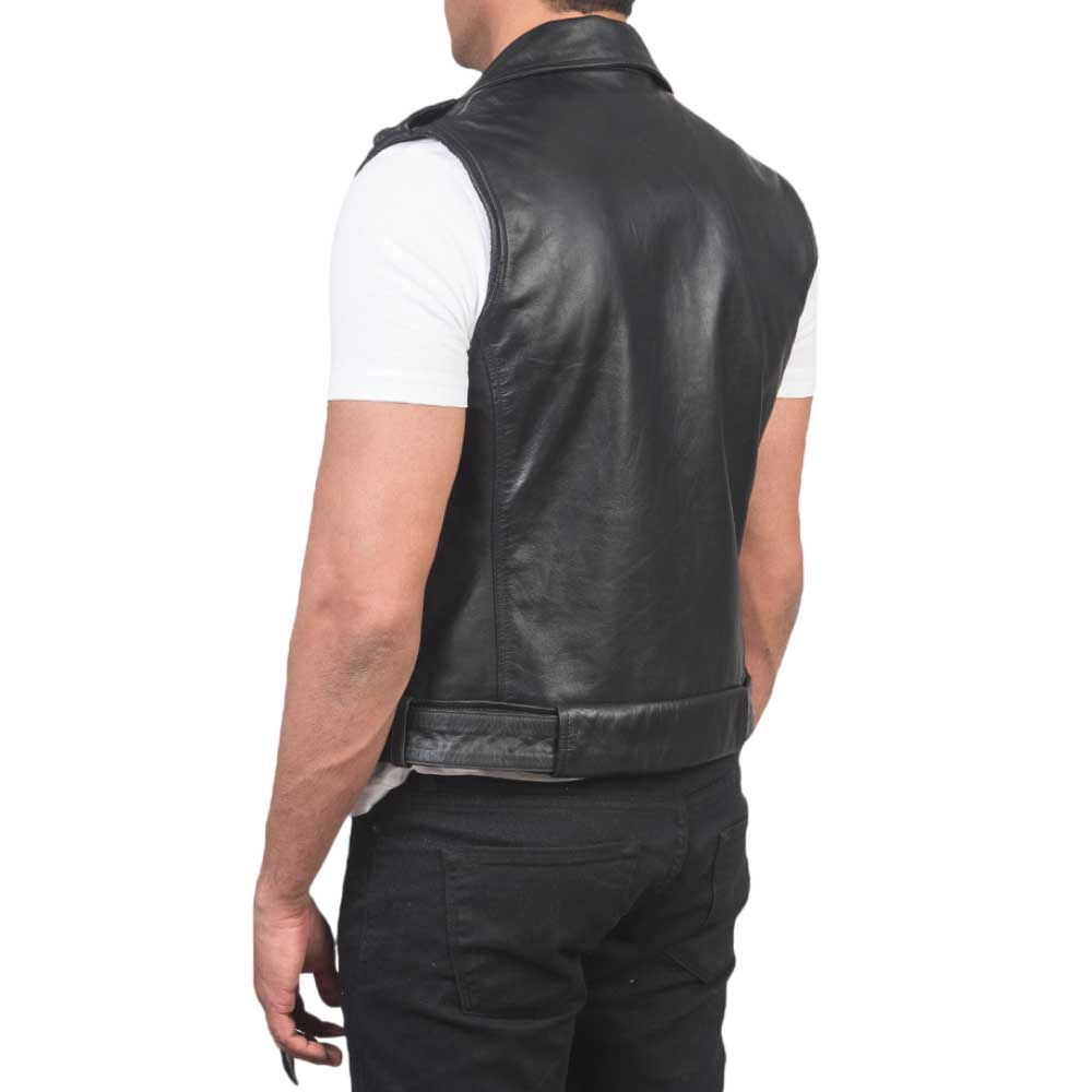 Leather Biker Vest