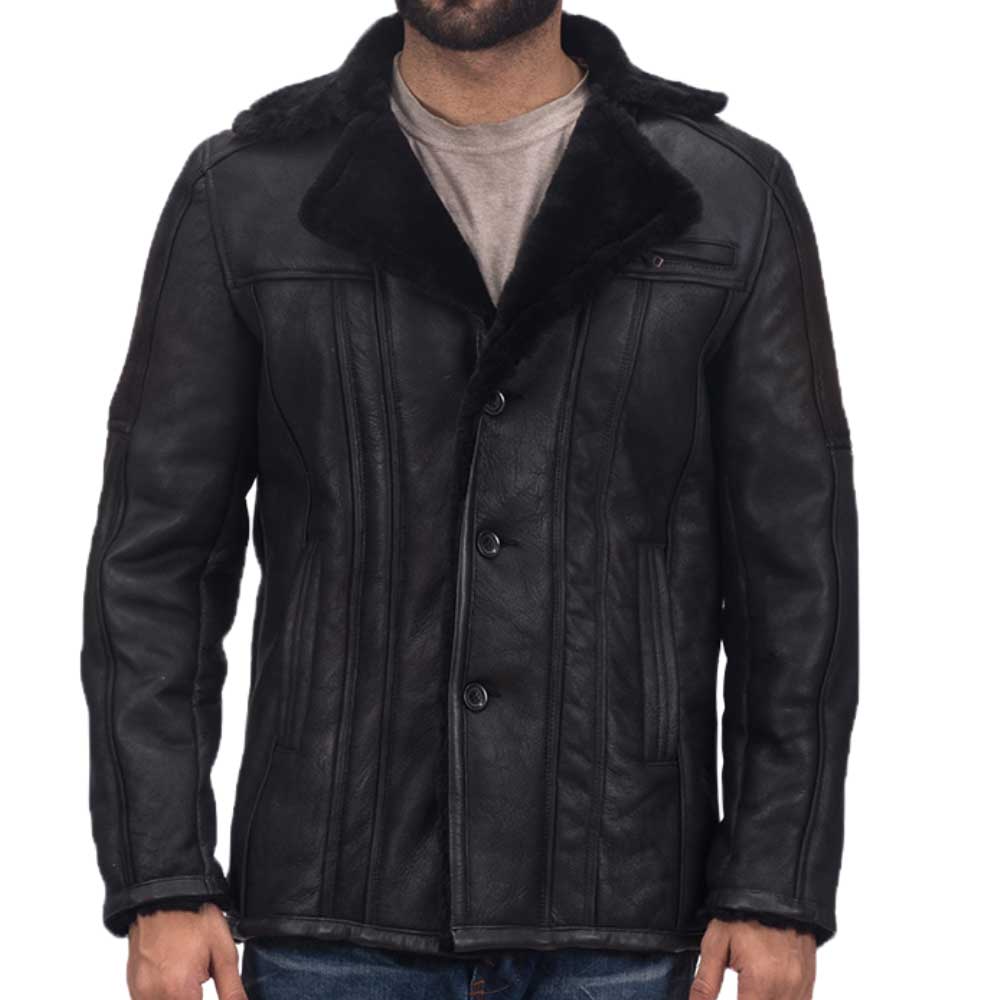 Mens Shearling Coat