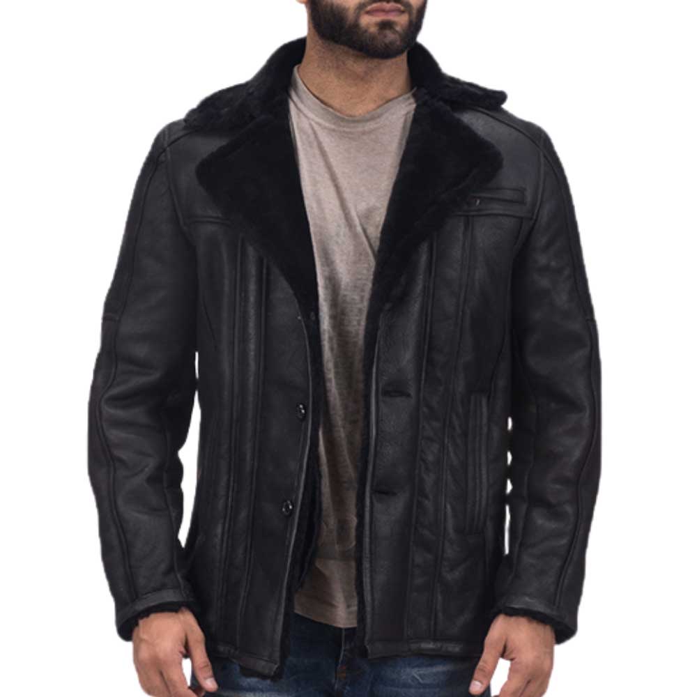 Mens Shearling Coat