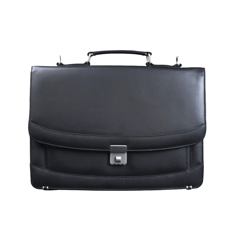 Leather Laptop Office Bag | Briefcase with lock