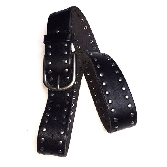 Studded Leather Belt