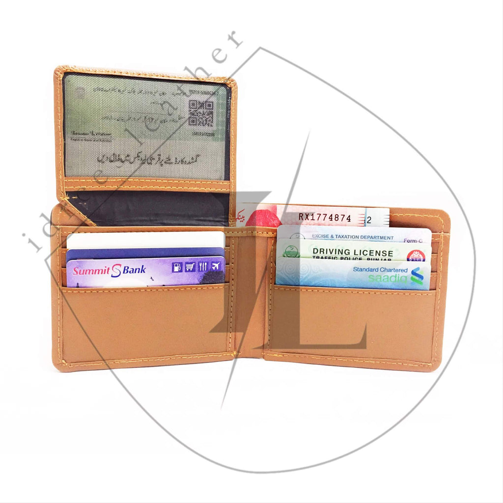 Leather Wallet - light-brown