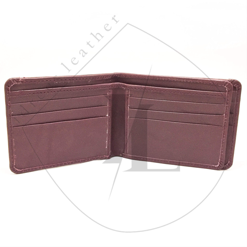 2in1 Leather Wallet - Maroon