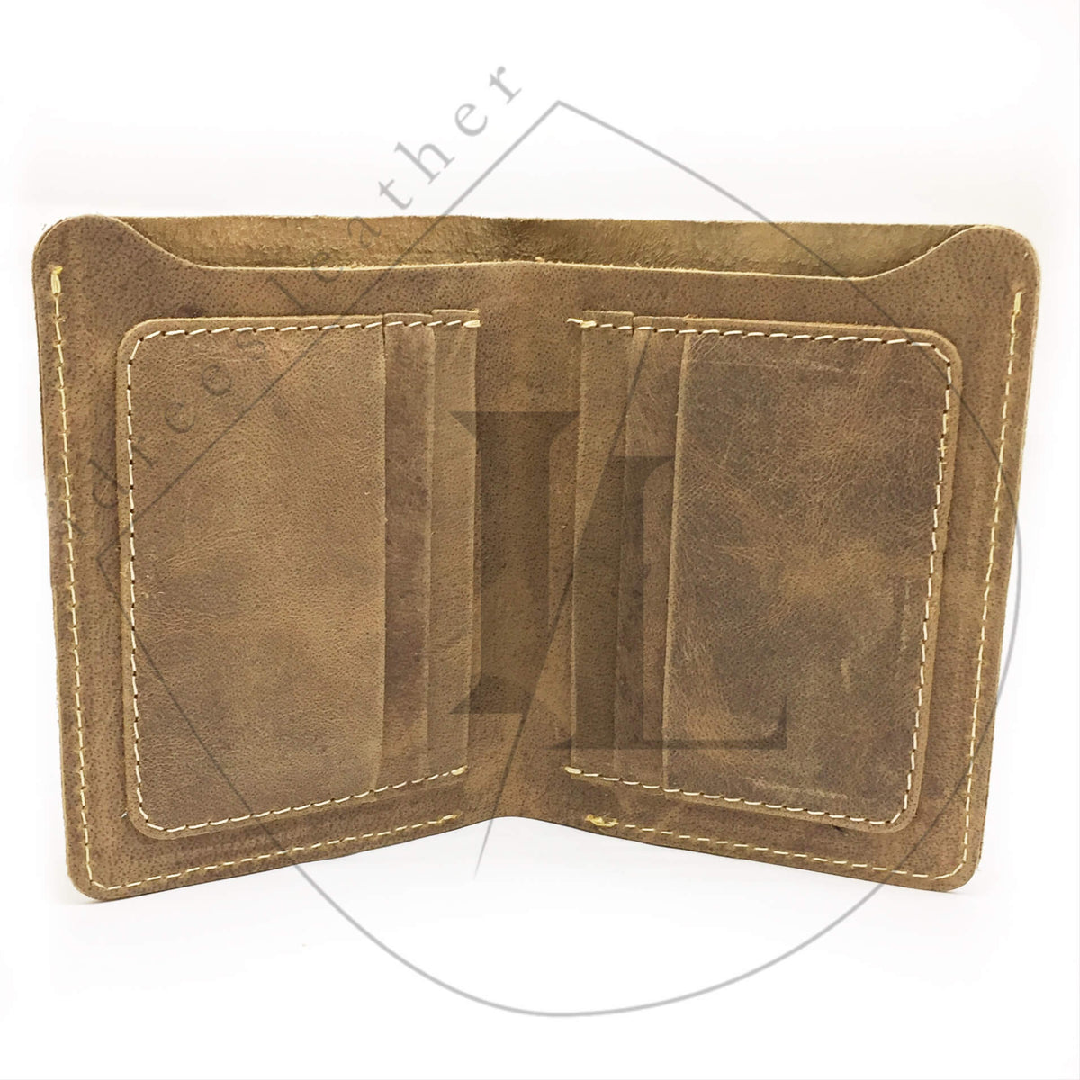 Leather Wallets - Sand Brown
