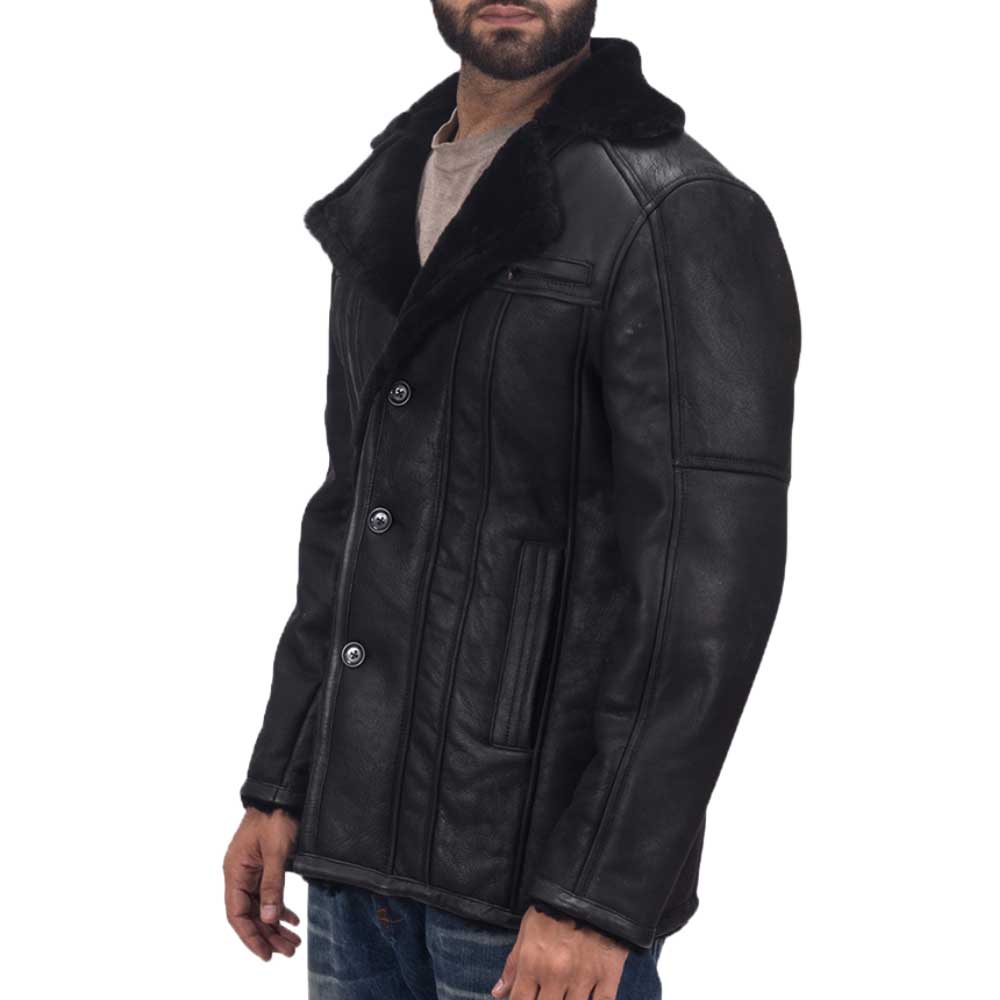 Mens Shearling Coat
