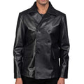 Leather Naval Peacoat