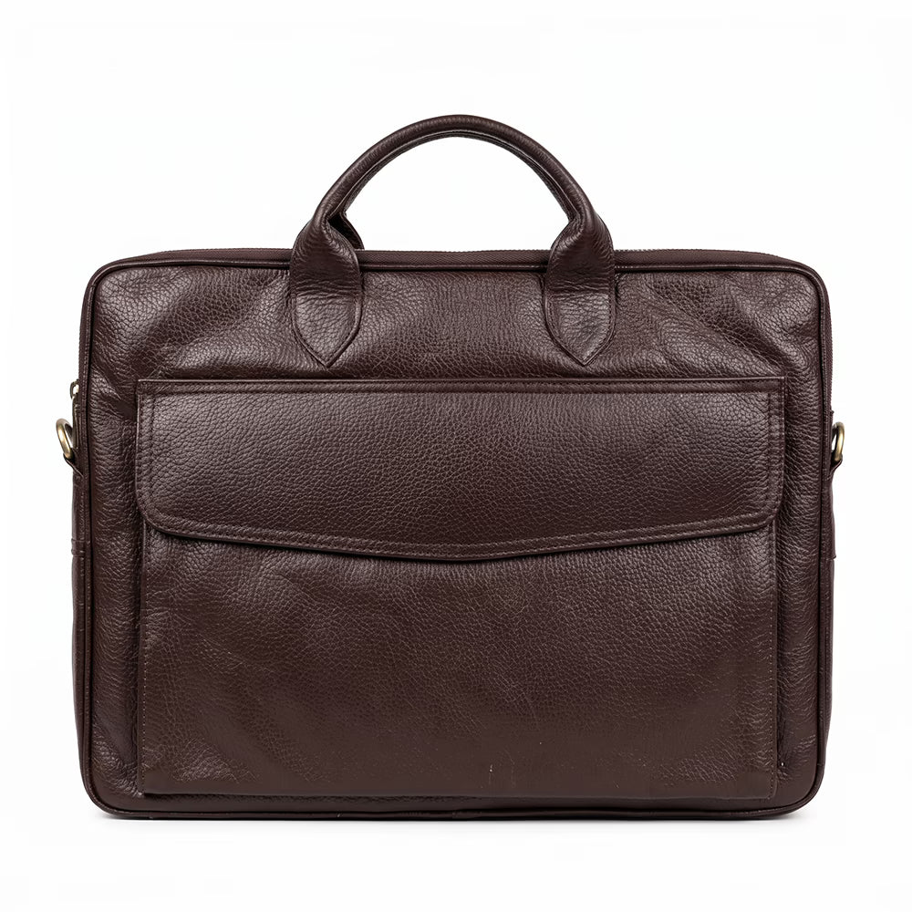 Sleek Laptop Bag - Chocolate