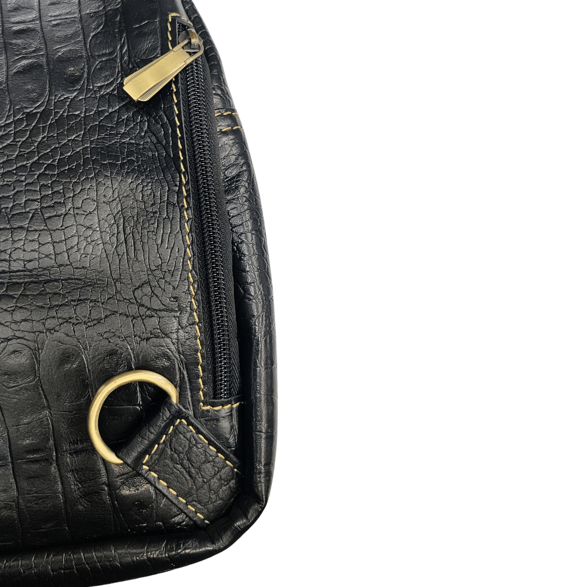Leather Sling Bag - Black (Style 2)