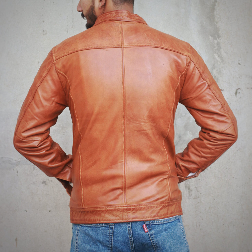 Diamond Cut Canvas jacket - tan