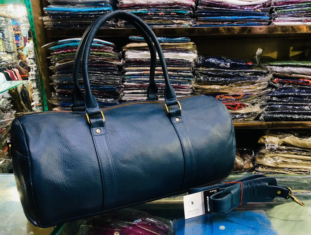 Traveling Shoulder bags in Pakistan | Leather Duffel Bags - dark-blue