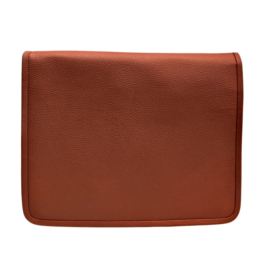 Leather Laptop Bag - tan