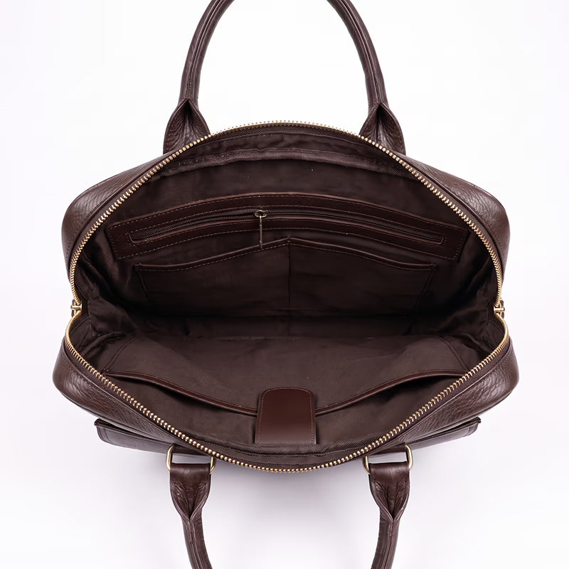 Sleek Laptop Bag - Chocolate