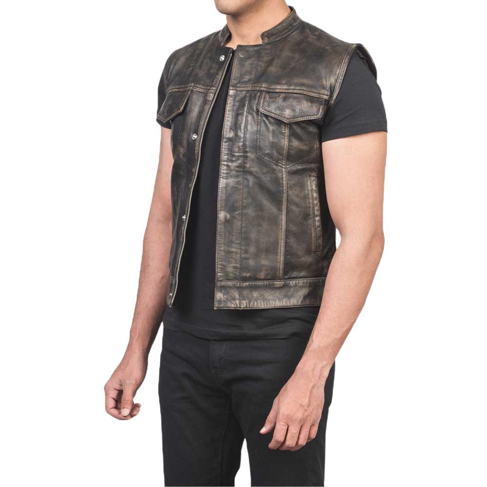 Mens Waistcoat - Brown