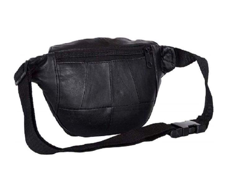 Idrees Leather waist bag for men