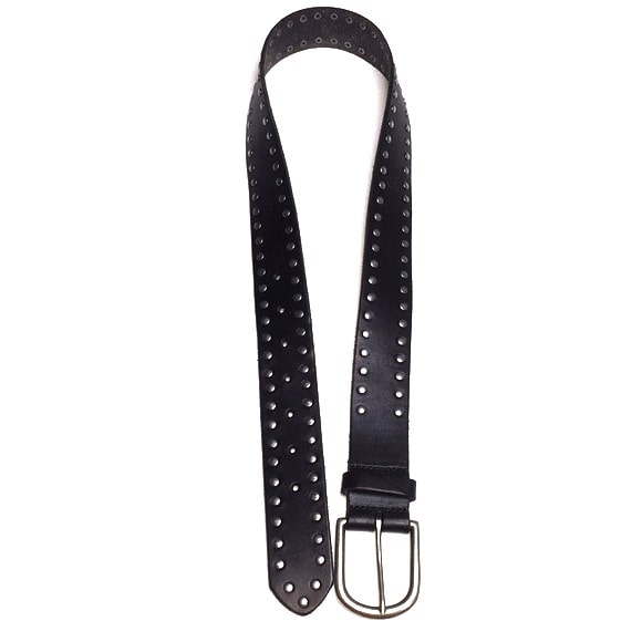 Studded Leather Belt - Idrees Leather