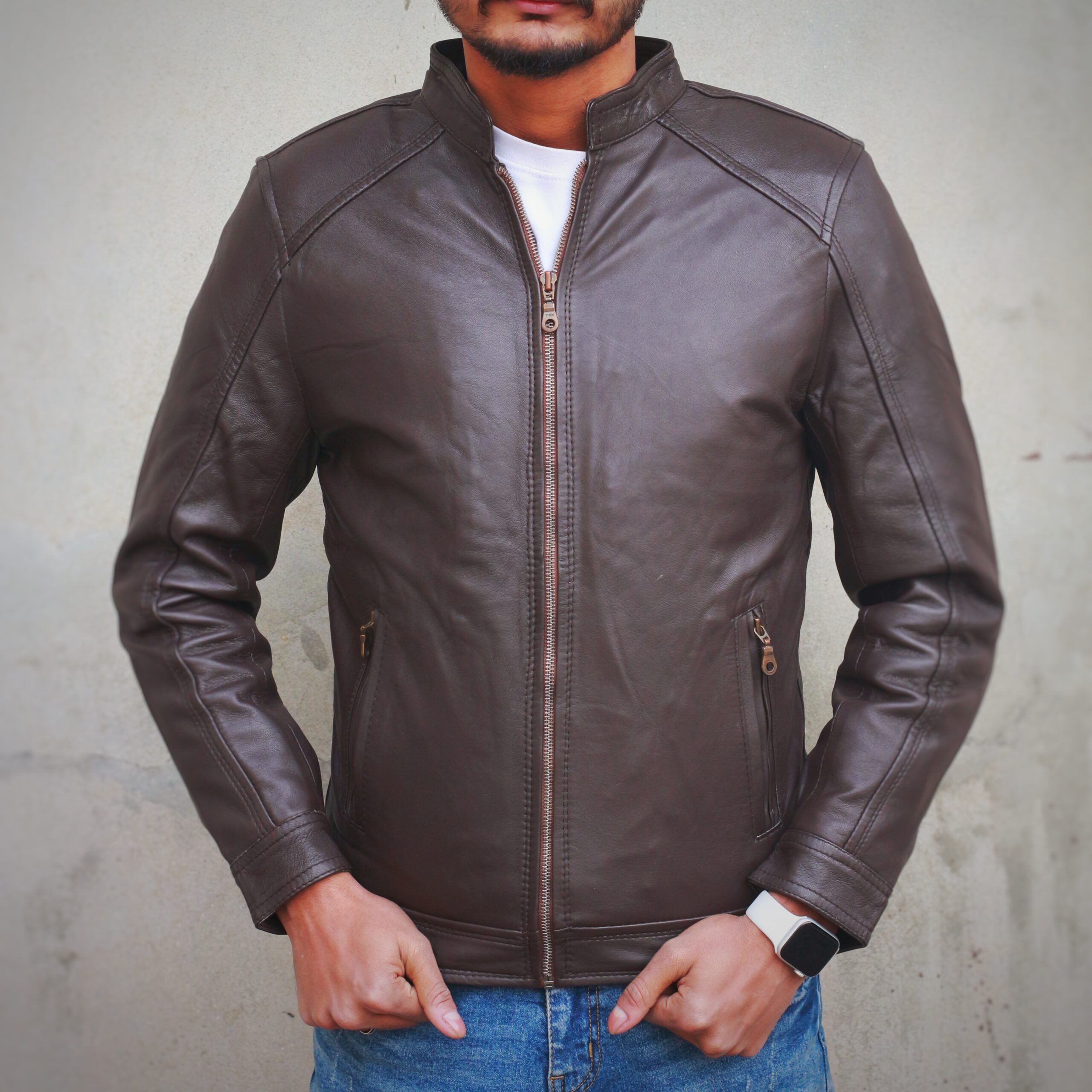 Brown Corduroy Jacket Collection - Short Leather Jackets for Men