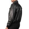 Black and leather jacket Idrees Leather Black and leather jacket Idrees Leather