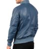 Blue leather jacket mens Pakistan Idrees Leather Blue leather jacket mens Pakistan Idrees Leather