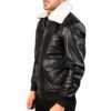 Fur leather jacket Idrees Leather 1