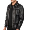 Jacket mens bomber Idrees Leather Jacket mens bomber Idrees Leather