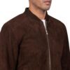 Suede bomber jacket mens Idrees Leather Suede bomber jacket mens Idrees Leather