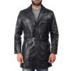 Jordan Black Leather Coat Idrees Leathe Jordan Black Leather Coat Idrees Leathe