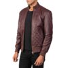 Maroon_Leather_jackets_pakistan__Idrees_Leather