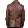 mens leather peacoat Idrees Leather mens leather peacoat Idrees Leather
